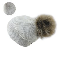 Шапка женская SELFIE CZD 3 REZINKA OSMINOG 418114 PAL-Y (на флисе)+(иск. помпон)