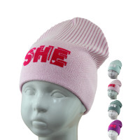 Шапка детская SELFIE CZd LPT SHE 221512 BAW2 (двойная) U