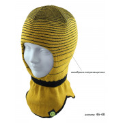 Шапка-шлем детская SHLm 0 SMILE-1M ACR-SHH (на хлоп. подкл. +утеп. SHELTER) A горчичный - Фото