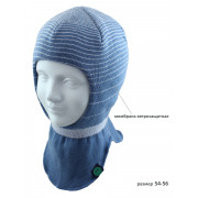 Шапка-шлем детская SHLm 0 SMILE-1M ACR-SHH (на хлоп. подкл. +утеп. SHELTER) - Фото