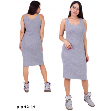 Платье SELFIE DALIDA 421629 C светло-серый - Фото