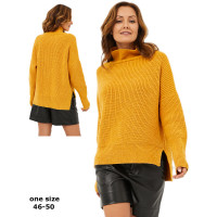Свитер женский SELFIE 421672 горчичный